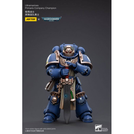 ULTRAMARINES PRIMARIS COMPANY CHAMPION WARHAMMER 40K FIGURINE 12 CM
