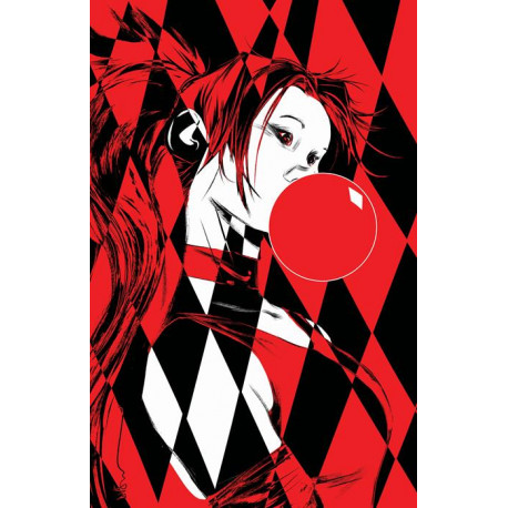 KNIGHT TERRORS HARLEY QUINN 1 OF 2 CVR D DUSTIN NGUYEN MIDNIGHT CARD STOCK VAR