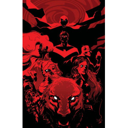 KNIGHT TERRORS TITANS 1 OF 2 CVR D DUSTIN NGUYEN MIDNIGHT CARD STOCK VAR