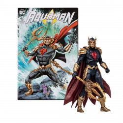 OCEAN MASTER DC DIRECT PAGE PUNCHERS FIGURINE ET COMIC BOOK AQUAMAN 18 CM