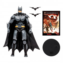BATMAN INJUSTICE 2 DC DIRECT GAMING FIGURINE 18 CM ET COMIC BOOK