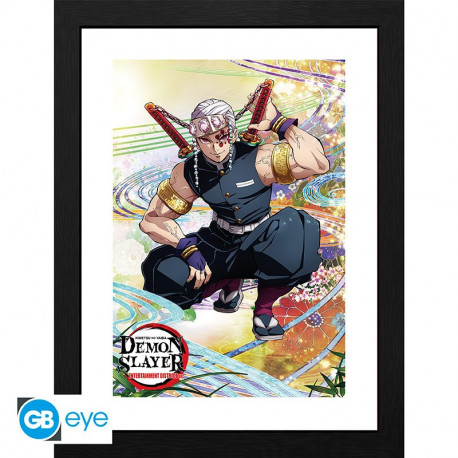 TENGEN UZUI DEMON SLAYER TIRAGE CADRE 30X40