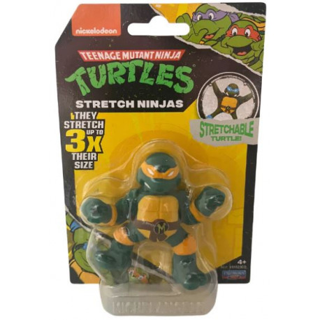 MICHELANGELO TMNT MINI NINJA STRETCH FIGURE 5 CM