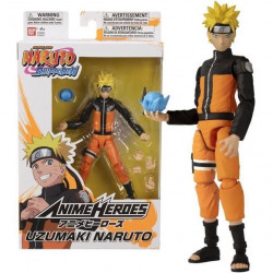 NARUTO ANIME HEROES NARUTO FIGURINE ARTICULEE 17 CM