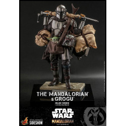 THE MANDALORIAN AND GROGU DELUXE VERSION STAR WARS THE MANDALORIAN PACK 2 FIGURINES 30 CM