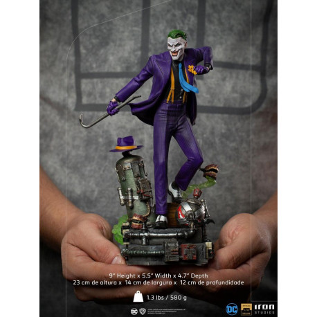 THE JOKER DC COMICS STATUE DELUXE ART SCALE 23 CM