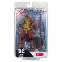 ROBIN DC DIRECT WV4 ACTION FIGURE WITH COMIC 15 CM