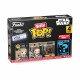 LUKE STAR WARS PACK 4 FIGURINES BITTY POP VINYL 2 CM