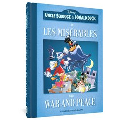 UNCLE SCROOGE DONALD DUCK LES MISERABLES WAR PEACE HC 