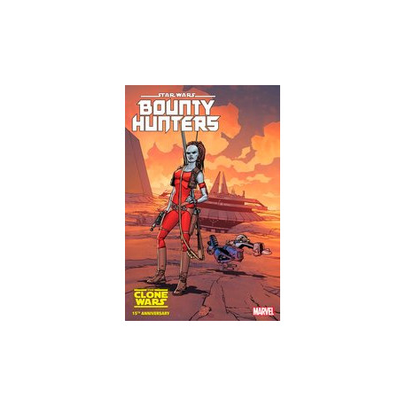 STAR WARS BOUNTY HUNTERS 37 AURRA SING 15TH ANNIV VAR