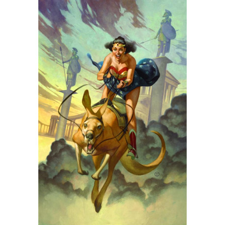 WONDER WOMAN 1 CVR C JULIAN TOTINO TEDESCO CARD STOCK VAR