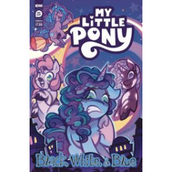 MY LITTLE PONY BLACK WHITE BLUE 1 CVR A GARBOWSKA