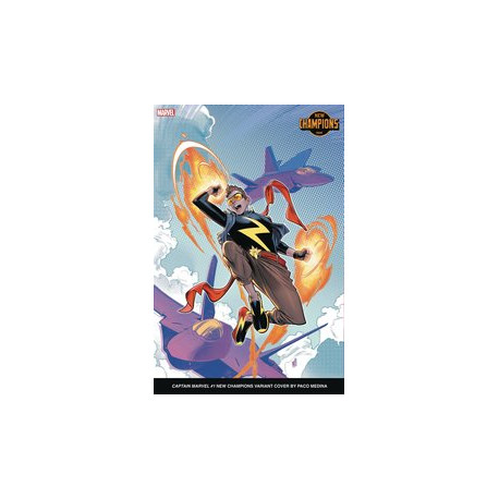CAPTAIN MARVEL 1 PACO MEDINA NEW CHAMPIONS VAR