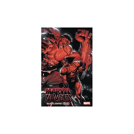 MARVEL ZOMBIES BLACK WHITE BLOOD 1 LEINEL YU VAR