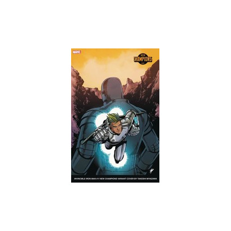 INVINCIBLE IRON MAN 11 TAKESHI MIYAZAWA NEW CHAMPIONS VAR