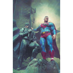 BATMAN SUPERMAN WORLDS FINEST 20 CVR B BJORN BARENDS CARD STOCK VAR