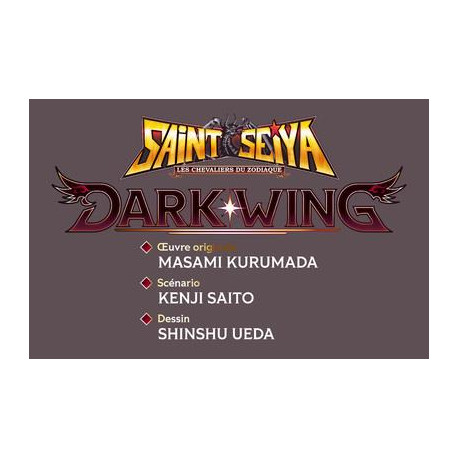 SAINT SEIYA DARK WING - TOME 3