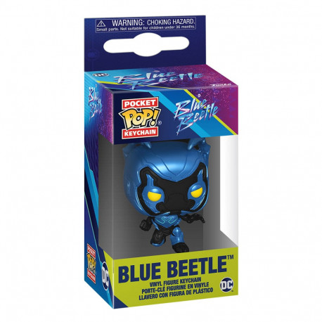 BLUE BEETLE BLUE BEETLE PORTE-CLES POCKET POP VINYL 4 CM