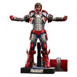 TONY STARK MARK V SUIT UP VERSION DELUXE IRON MAN 2 FIGURINE MOVIE MASTERPIECE 31 CM