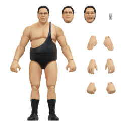 ANDRE BLACK SINGLET ANDRE THE GIANT FIGURINE ULTIMATES 20 CM