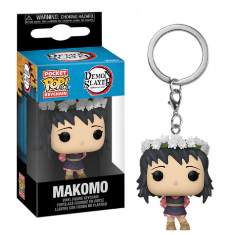 MAKOMO FLOWER DEMON SLAYER PORTE CLES POCKET POP VINYL 4 CM