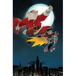 BATMAN SANTA CLAUS SILENT KNIGHT 1 OF 4 CVR C OTTO SCHMIDT CARD STOCK VAR