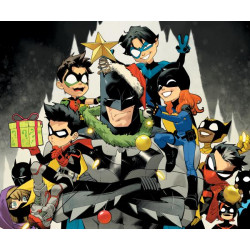 BATMAN 140 CVR D DAN MORA DC HOLIDAY CARD SPECIAL EDITION VAR