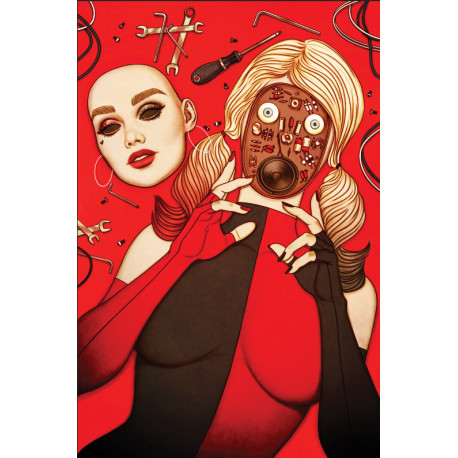 HARLEY QUINN 34 CVR B JENNY FRISON CARD STOCK VAR