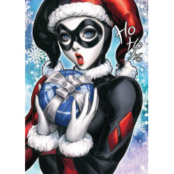 HARLEY QUINN 34 CVR C STANLEY ARTGERM LAU DC HOLIDAY CARD SPECIAL EDITION VAR