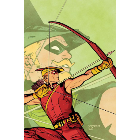 GREEN ARROW 6 OF 6 CVR B CHRIS SAMNEE CARD STOCK VAR