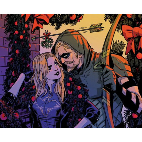 GREEN ARROW 6 OF 6 CVR C BECKY CLOONAN DC HOLIDAY CARD SPECIAL EDITION VAR