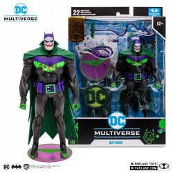 BATMAN WHITE KNIGHT JOKERIZED GOLD LABEL DC MULTIVERSE ACTION FIGURE 15 CM