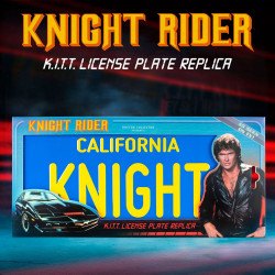 KNIGHT RIDER PLAQUE D IMMATRICULATION