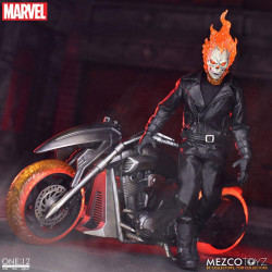 GHOST RIDER ET HELL CYCLE GHOST RIDER FIGURINE ET VEHICULE SONORE ET LUMINEUX