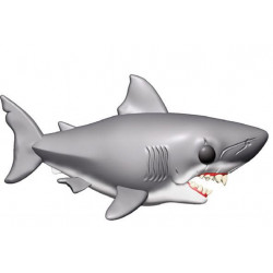 DENTS DE LA MER - GRAND REQUIN BLANC POP