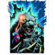 JUSTICE LEAGUE VS GODZILLA VS KONG 4 OF 7 CVR C WHILCE PORTACIO GODZILLA CARD STOCK VAR