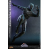 BLACK PANTHER ORIGINAL SUIT BLACK PANTHER FIGURINE MOVIE MASTERPIECE 31 CM