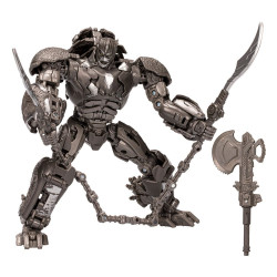 OPTIMUS PRIMAL TRANSFORMERS RISE OF THE BEASTS GENERATIONS STUDIO LEADER CLASS FIGURINE 106 22 CM