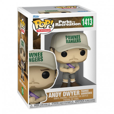 ANDY DWYER PAWNEE GODDESSES PARKS AND RECREATION POP TV VINYL FIGURINE 9 CM