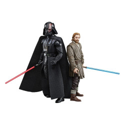 PACK 2 FIGURINES DARTH VADER SHOWDOWN ET OBI-WAN KENOBI SHOWDOWN SW OBI-WAN KENOBI VINTAGE 10 CM