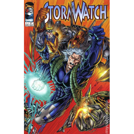 STORMWATCH 21 WITH ERROR ON THE COVER INDICATING ISSUE 1