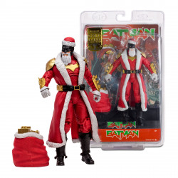 BAT SANTA RED VARIANT GOLD LABEL DC MULTIVERSE FIGURINE 18 CM