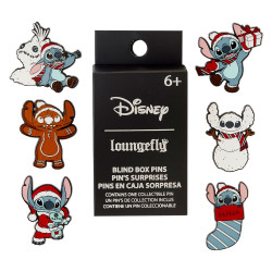 STITCH HOLIDAY DISNEY BY LOUNGEFLY PIN PIN S EMAILLE 3 CM
