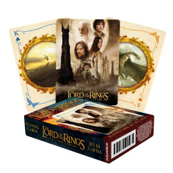 LE SEIGNEUR DES ANNEAUX JEU DE CARTES A JOUER LES DEUX TOURS