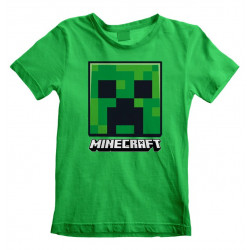 MINECRAFT CREEPER FACE KIDS T-SHIRT TAILLE 7-8 ANS