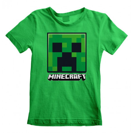 MINECRAFT CREEPER FACE KIDS T-SHIRT TAILLE 7-8 ANS