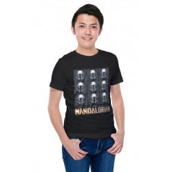 STAR WARS MANDALORIAN HELMETS T-SHIRT TAILLE S