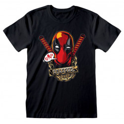 DEADPOOL GANGSTA MARVEL T-SHIRT TAILLE S