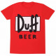 THE SIMPSONS DUFF BEER LOGO T-SHIRT TAILLE S