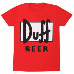 THE SIMPSONS DUFF BEER LOGO T-SHIRT TAILLE S